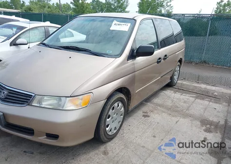 2000 Honda Odyssey z USA, uszkodzony, nr VIN 2HCRL1851YH506200